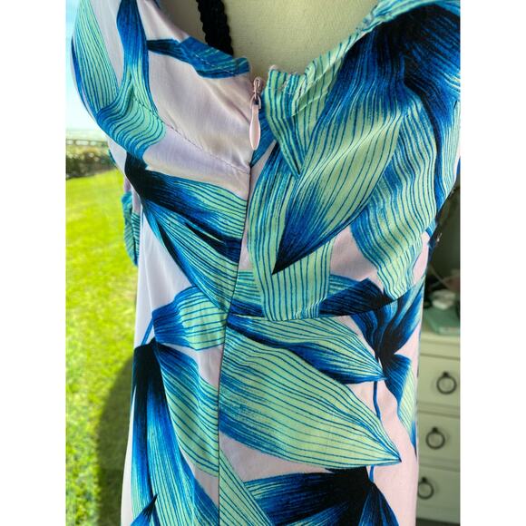 OLIVACEOUS Pink Tropical Maxi Dress - Picture 7 of 11